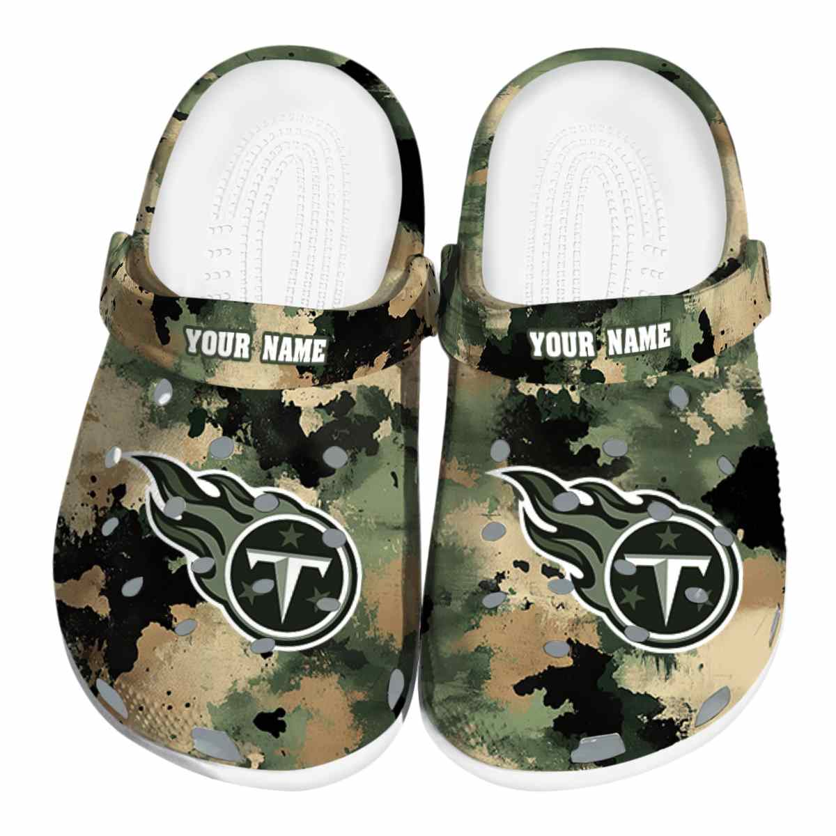 footwearmerch tennessee titans nfl sport crocs crocband clogs shoes comfortable for men women and kids tjbl3