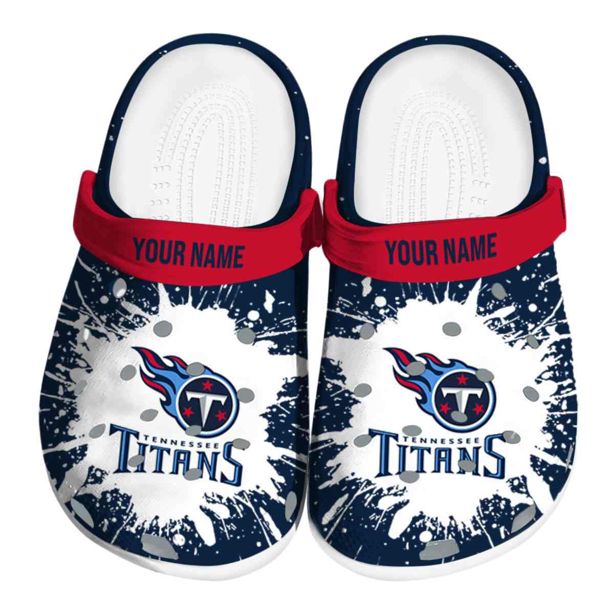 footwearmerch tennessee titans nfl sport crocs crocband clogs shoes comfortable for men women and kids touep