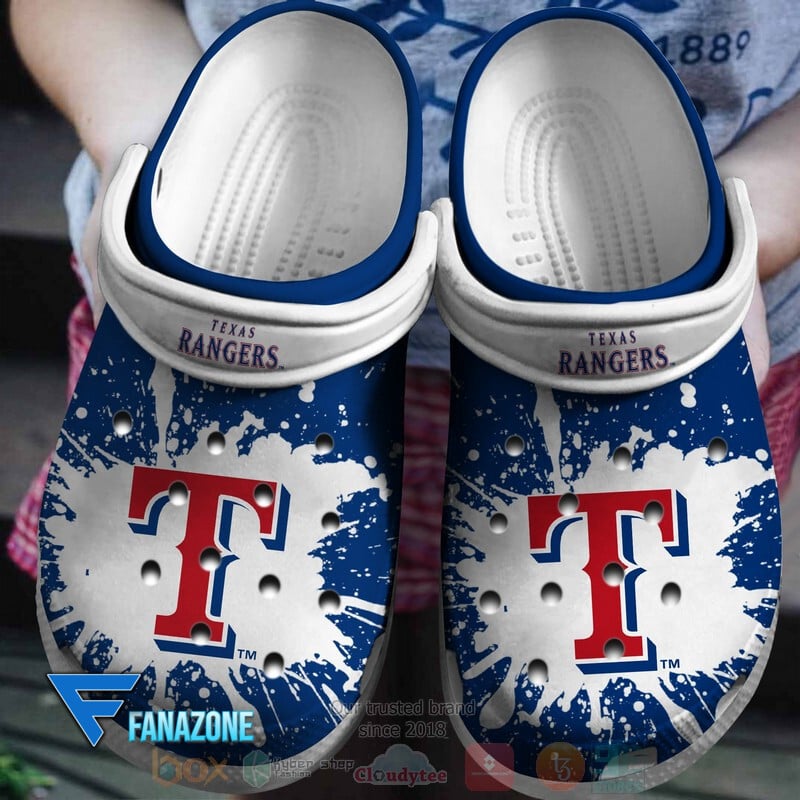 footwearmerch texas rangers mlb sport crocs clogs crocband shoes comfortable for men women and kids 4icsi
