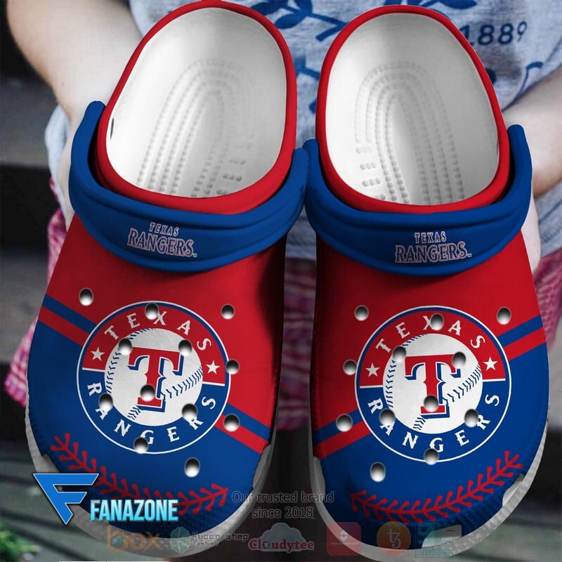 footwearmerch texas rangers mlb sport crocs clogs crocband shoes comfortable for men women and kids mwogk
