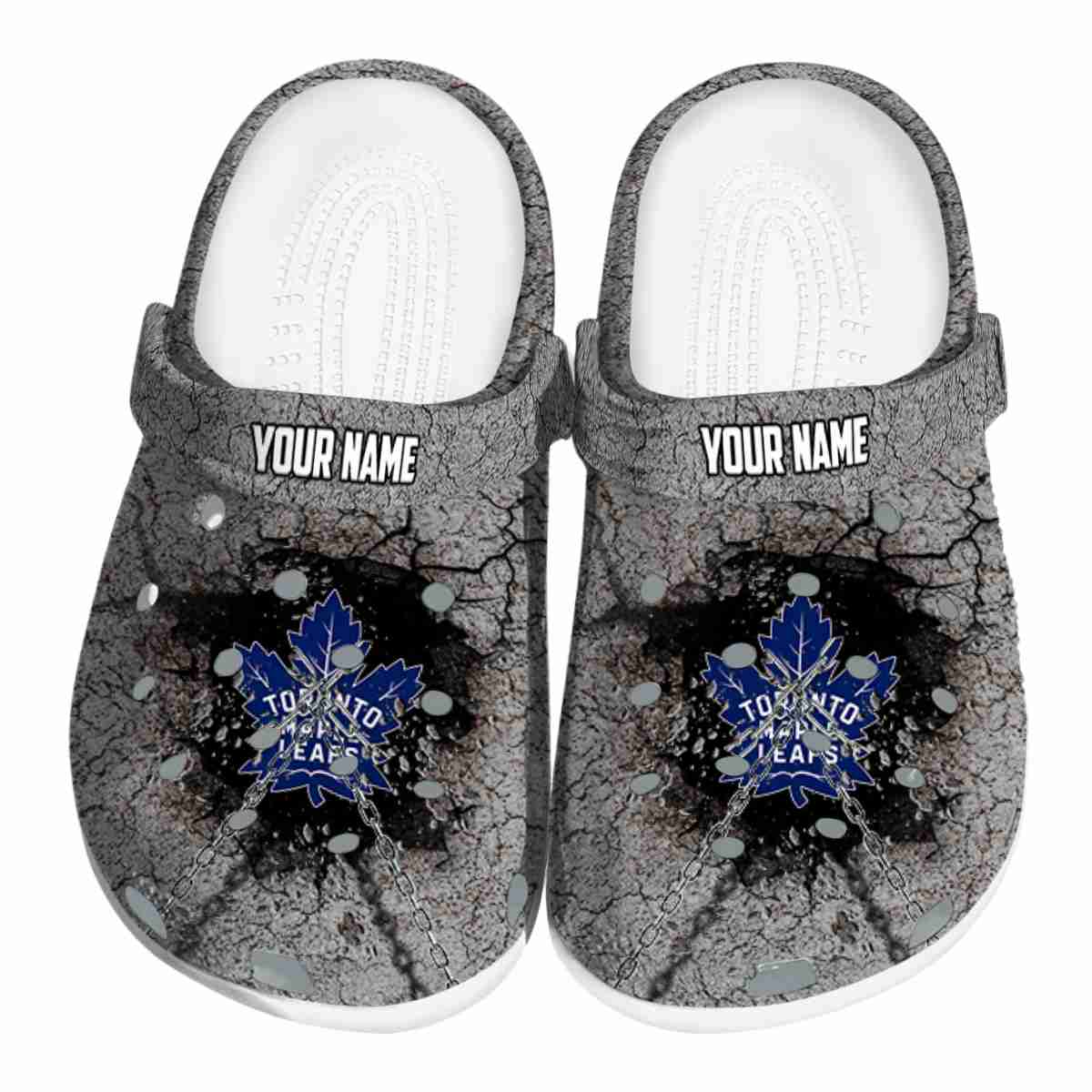 footwearmerch toronto maple leafs nhl sport crocs crocband clogs shoes comfortable for men women and kids 1y7r4
