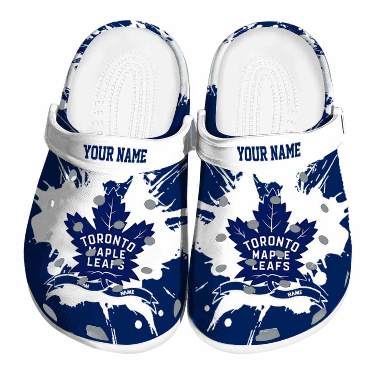 footwearmerch toronto maple leafs nhl sport crocs crocband clogs shoes comfortable for men women and kids bjo7j