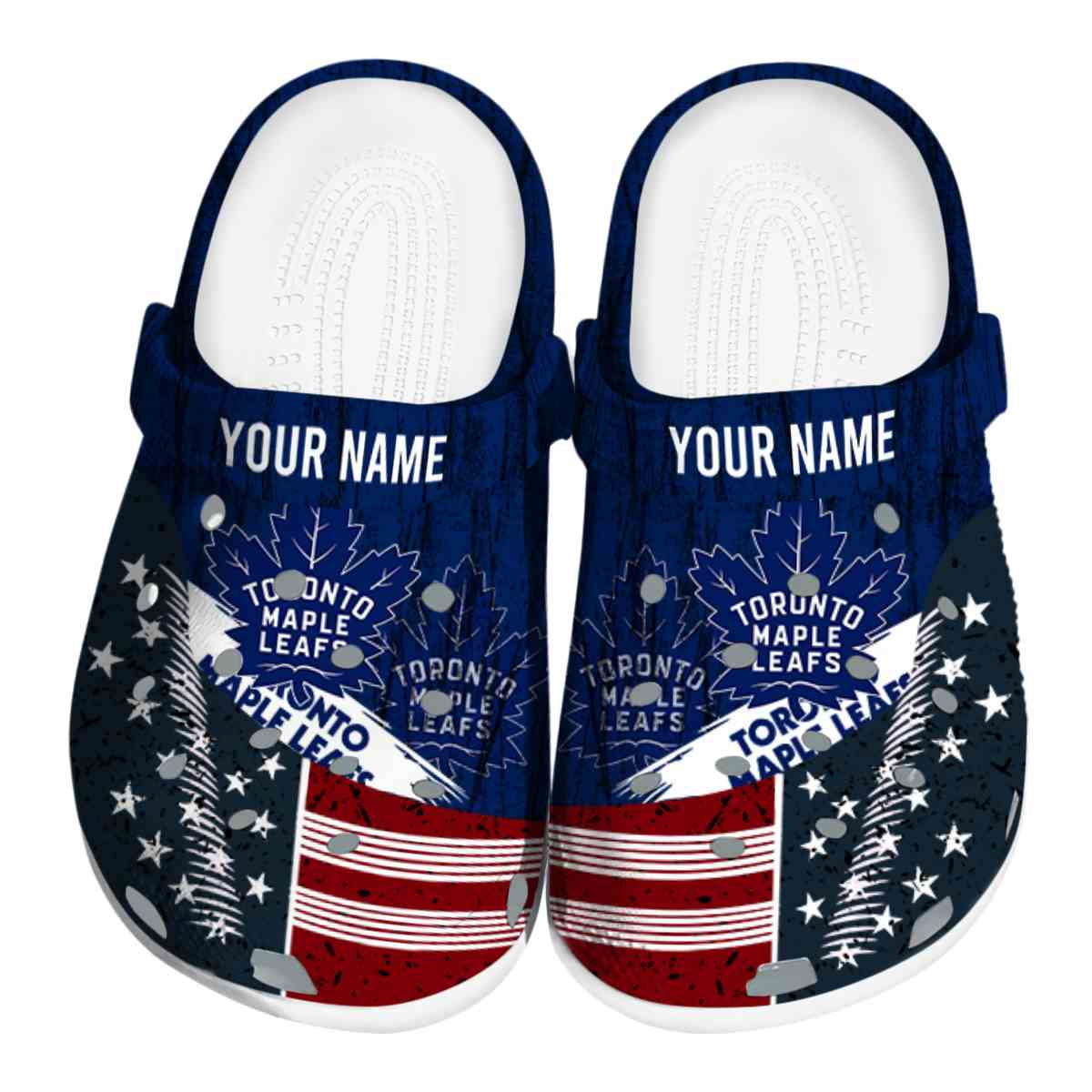 footwearmerch toronto maple leafs nhl sport crocs crocband clogs shoes comfortable for men women and kids jjcnu