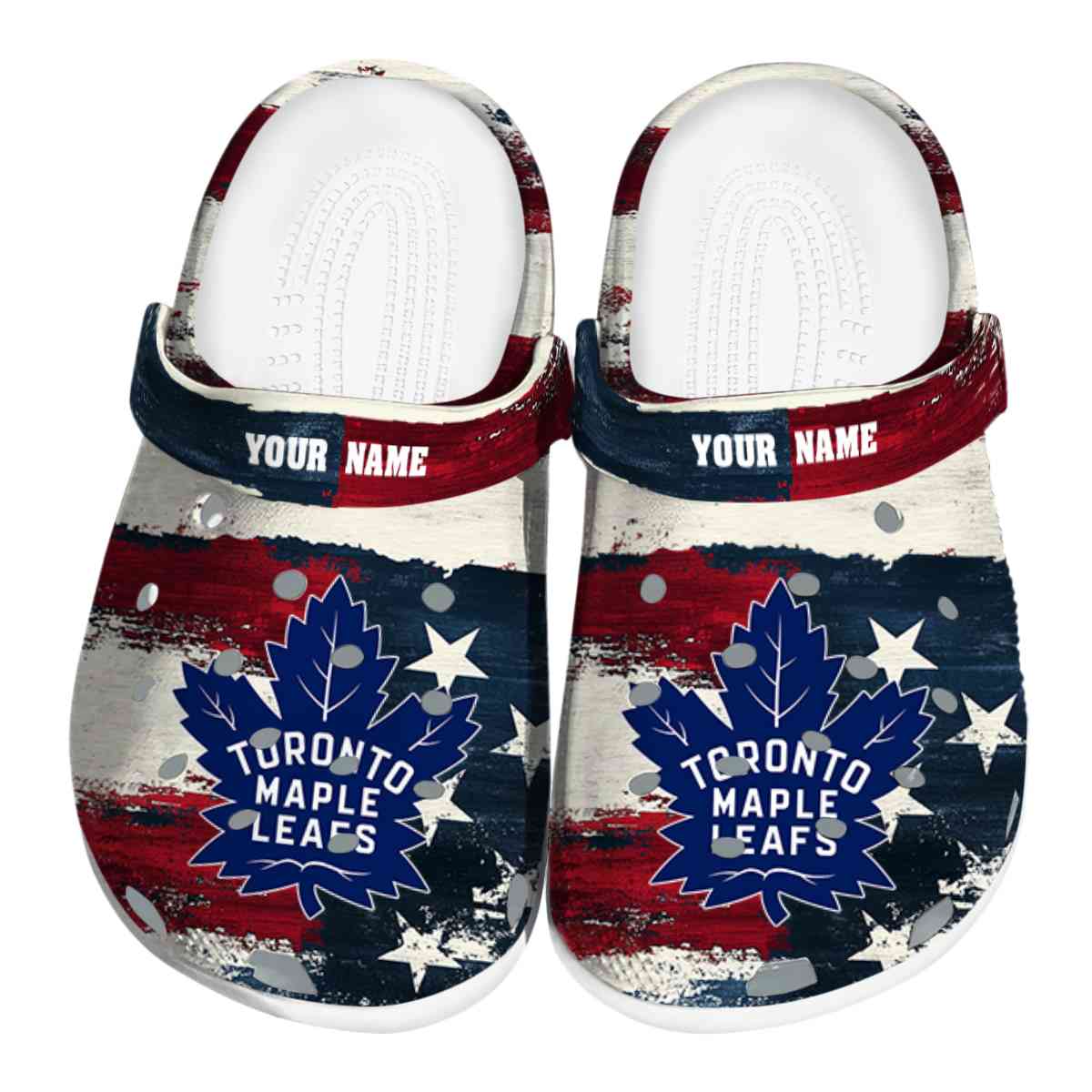 footwearmerch toronto maple leafs nhl sport crocs crocband clogs shoes comfortable for men women and kids qlse2