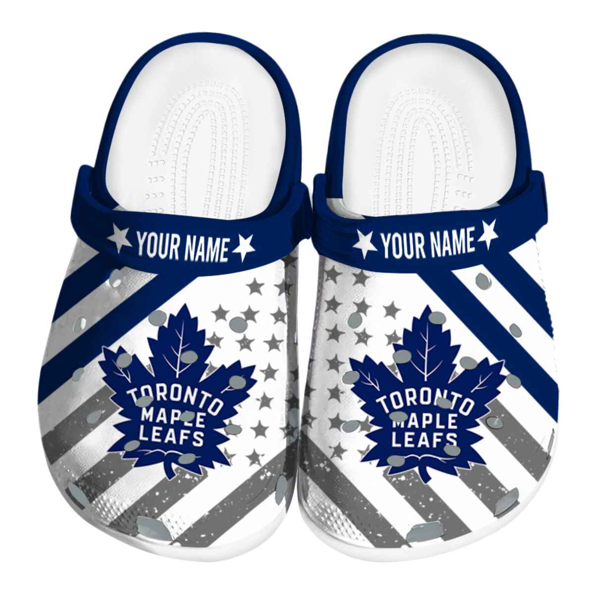 footwearmerch toronto maple leafs nhl sport crocs crocband clogs shoes comfortable for men women and kids vmfbv