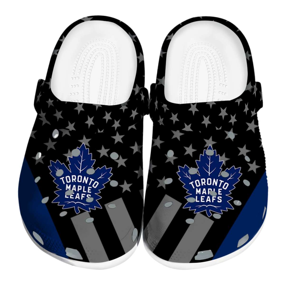 footwearmerch toronto maple leafs nhl sport crocs crocband clogs shoes comfortable for men women and kids wcyuu