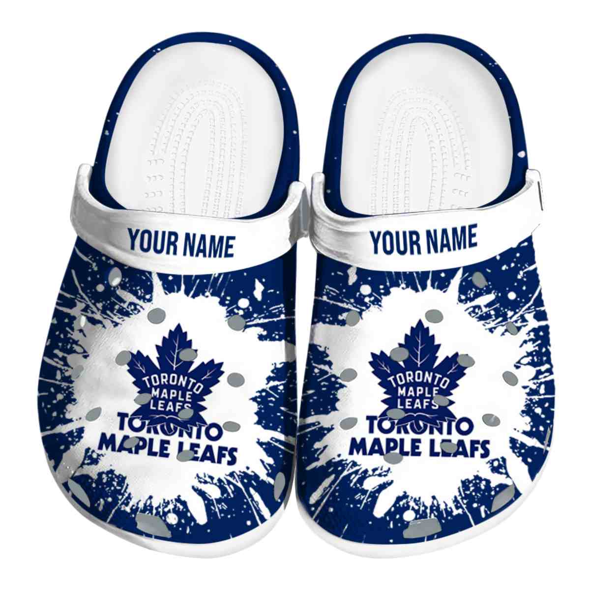 footwearmerch toronto maple leafs nhl sport crocs crocband clogs shoes comfortable for men women and kids wosyb