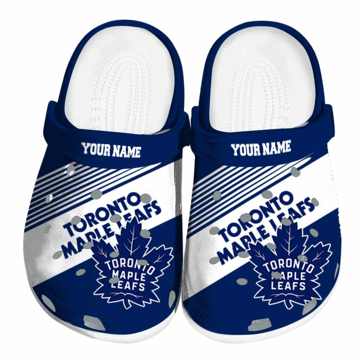 footwearmerch toronto maple leafs nhl sport crocs crocband clogs shoes comfortable for men women and kids xdl9c