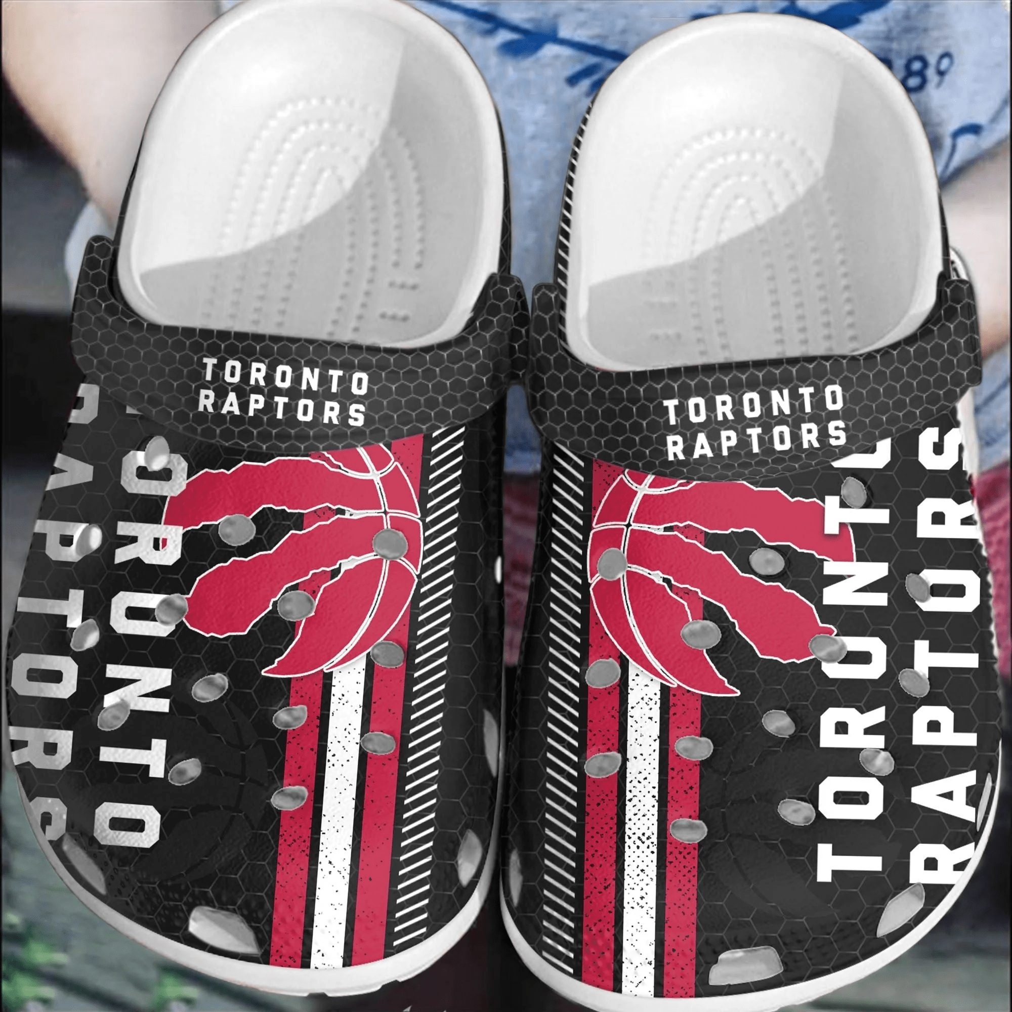 footwearmerch toronto raptors basketball clogs crocs shoes crocband comfortable for men women egse9
