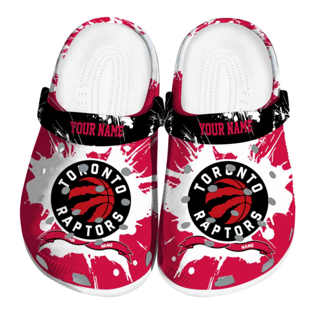 footwearmerch toronto raptors nba sport crocs crocband clogs shoes comfortable for men women and kids ynzaq
