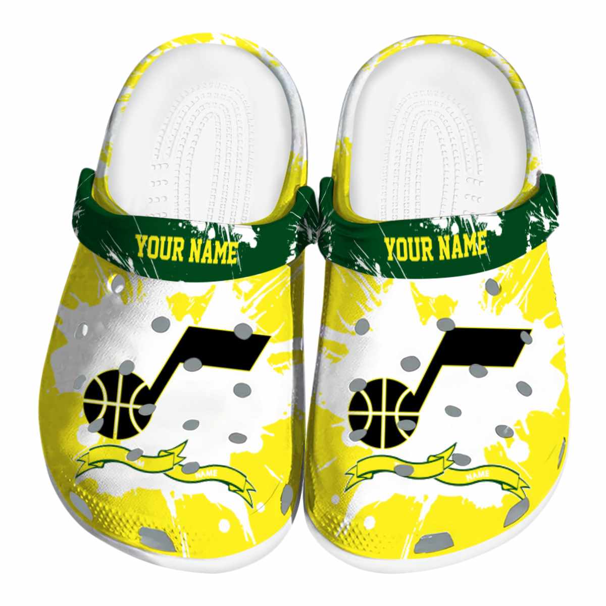 footwearmerch utah jazz nba sport crocs crocband clogs shoes comfortable for men women and kids 7xlak