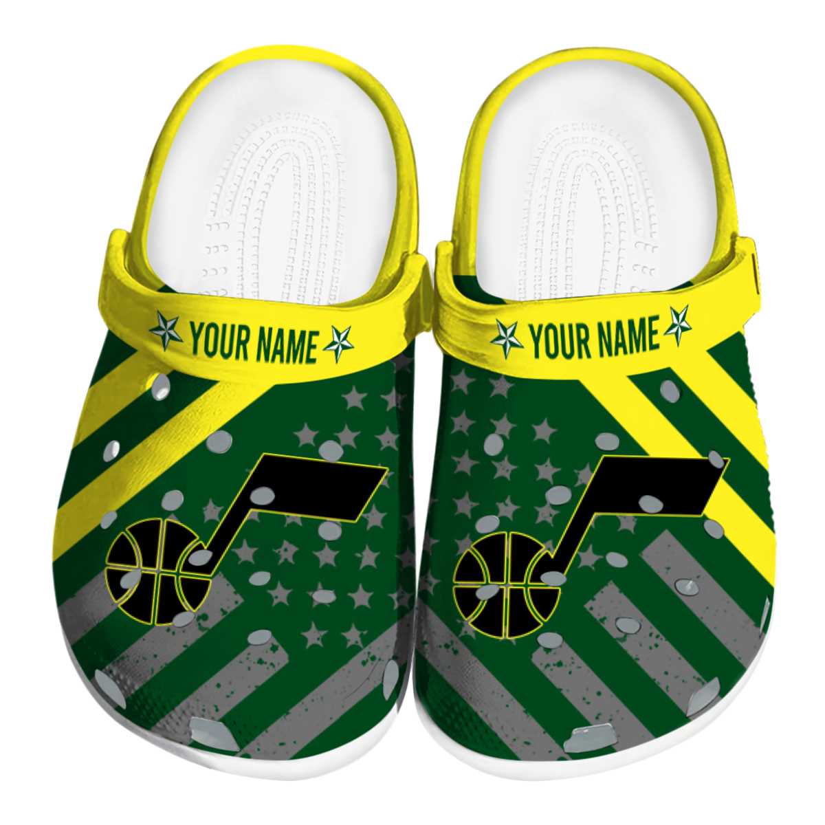footwearmerch utah jazz nba sport crocs crocband clogs shoes comfortable for men women and kids hbhl9