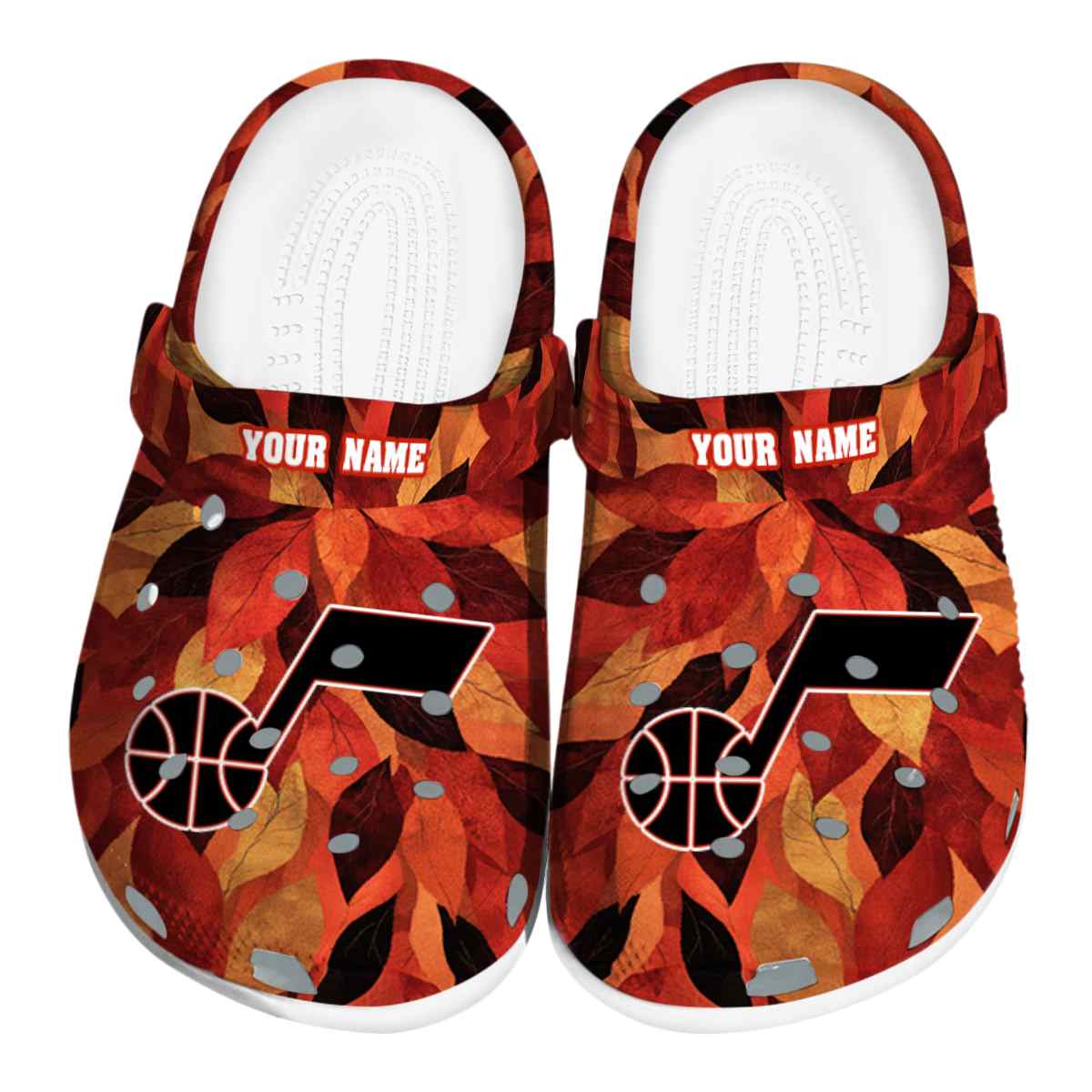 footwearmerch utah jazz nba sport crocs crocband clogs shoes comfortable for men women and kids jv25e
