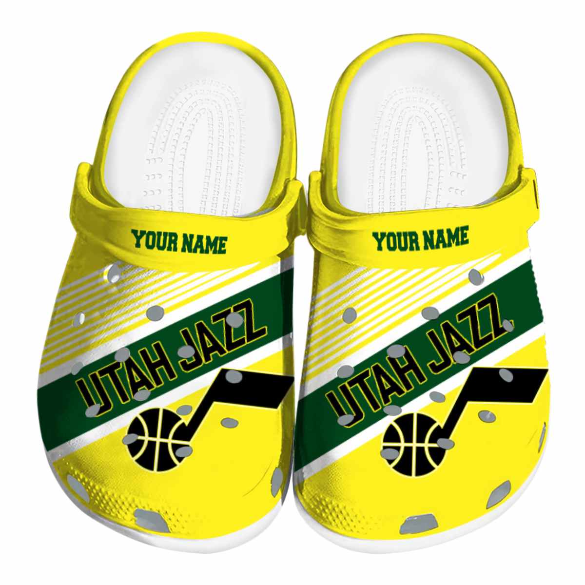 footwearmerch utah jazz nba sport crocs crocband clogs shoes comfortable for men women and kids s48ww