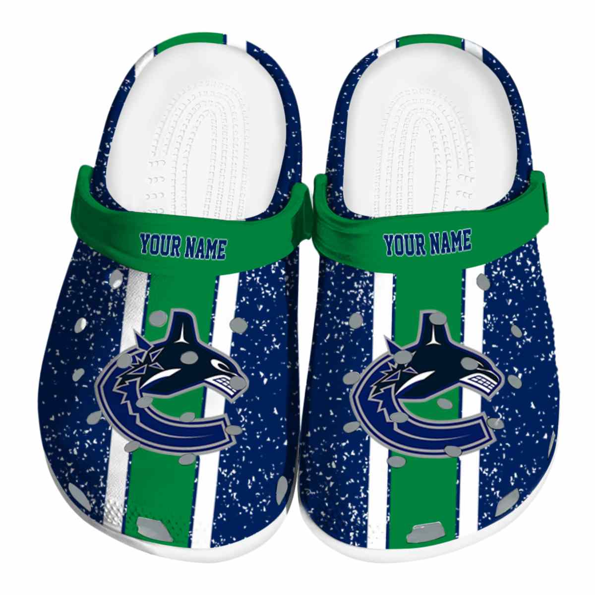 footwearmerch vancouver canucks nhl sport crocs crocband clogs shoes comfortable for men women and kids hgakp