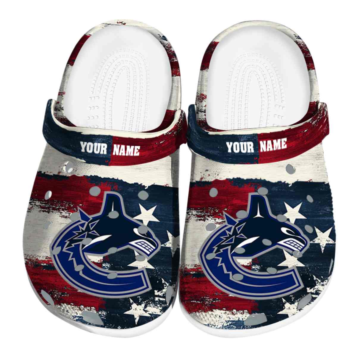 footwearmerch vancouver canucks nhl sport crocs crocband clogs shoes comfortable for men women and kids pcr8w
