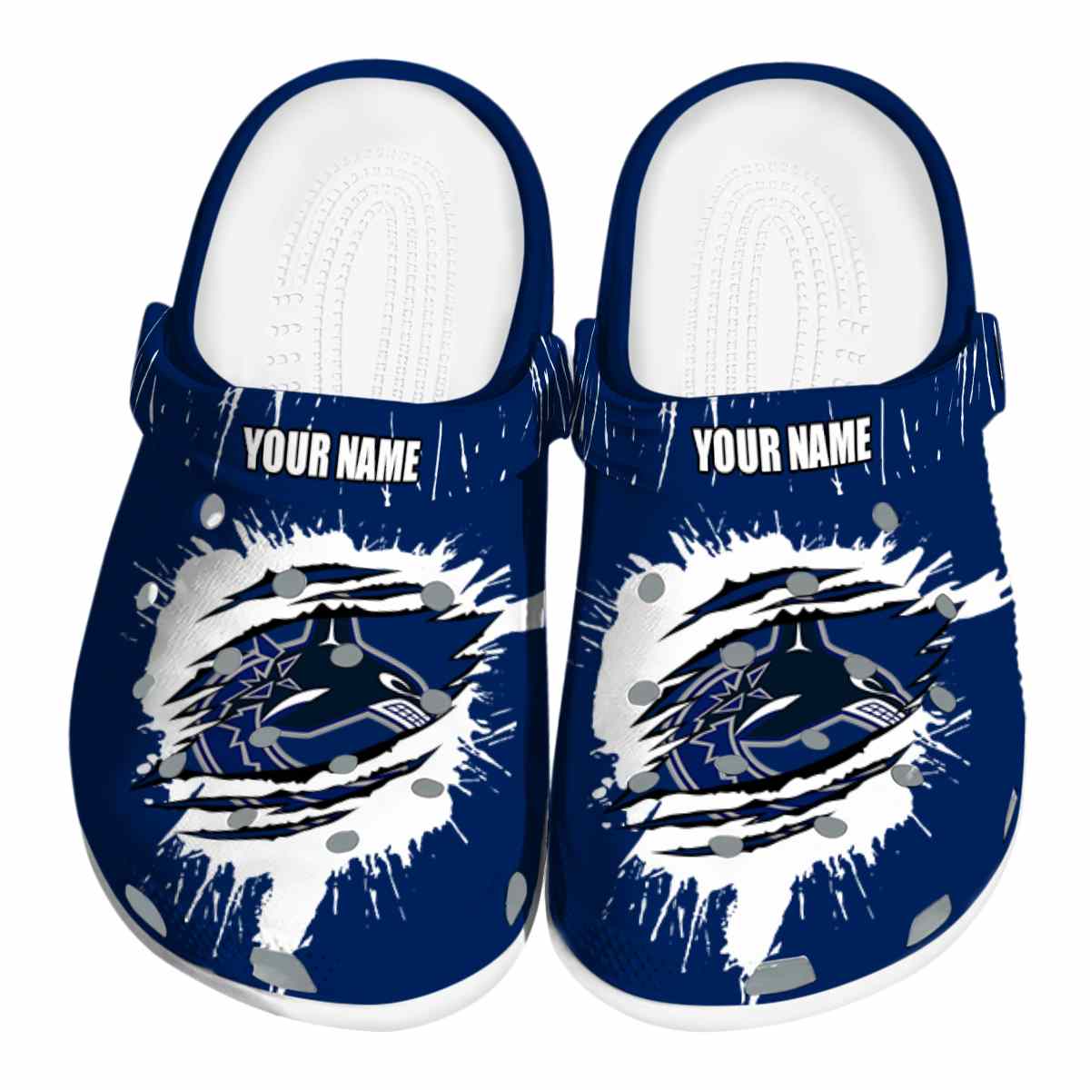 footwearmerch vancouver canucks nhl sport crocs crocband clogs shoes comfortable for men women and kids ritnb