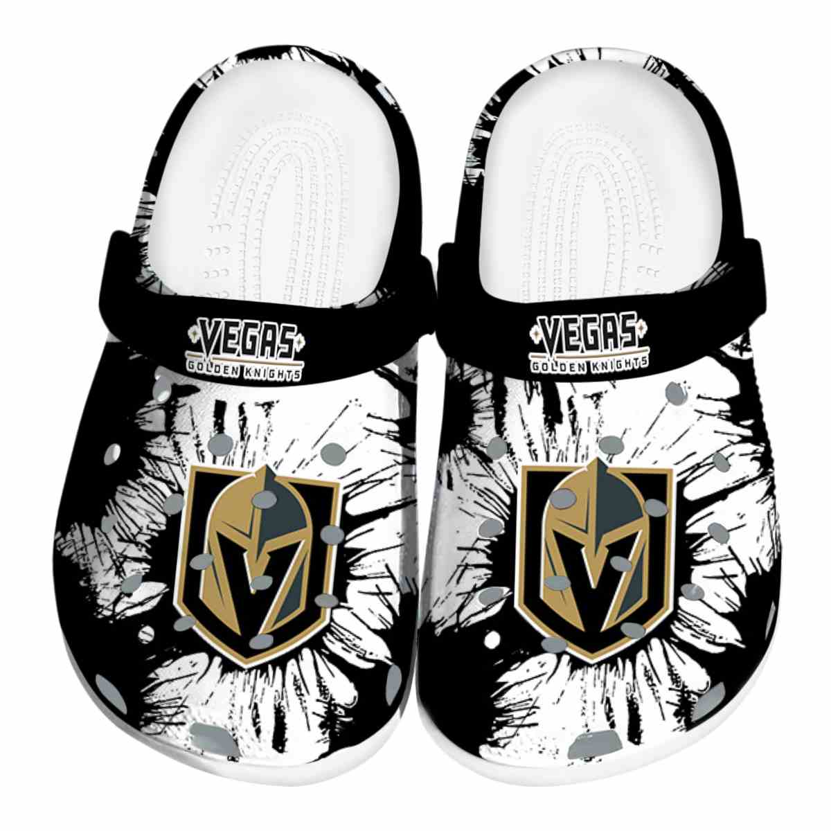 footwearmerch vegas golden knights nhl sport crocs crocband clogs shoes comfortable for men women and kids 8esfe
