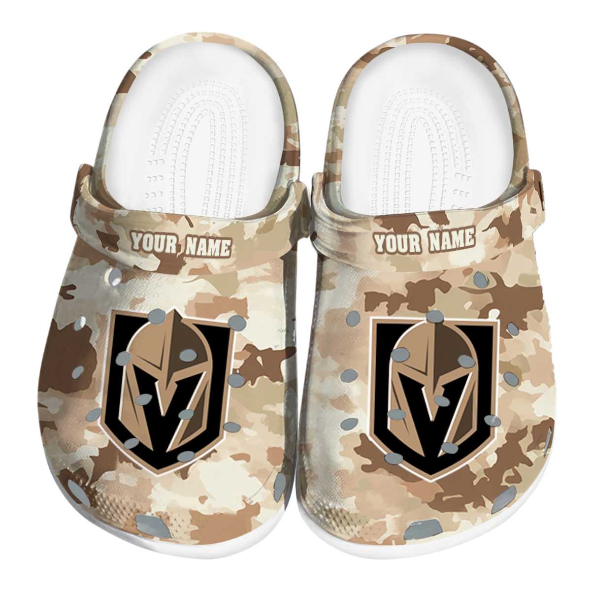 footwearmerch vegas golden knights nhl sport crocs crocband clogs shoes comfortable for men women and kids xgyb6