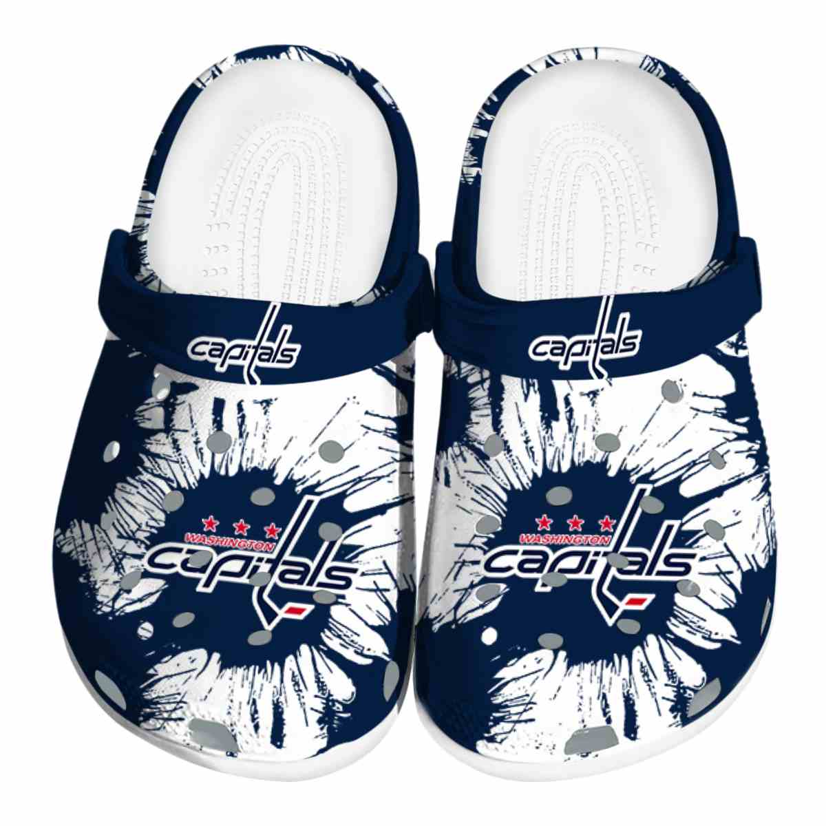 footwearmerch washington capitals nhl sport crocs crocband clogs shoes comfortable for men women and kids 0imta