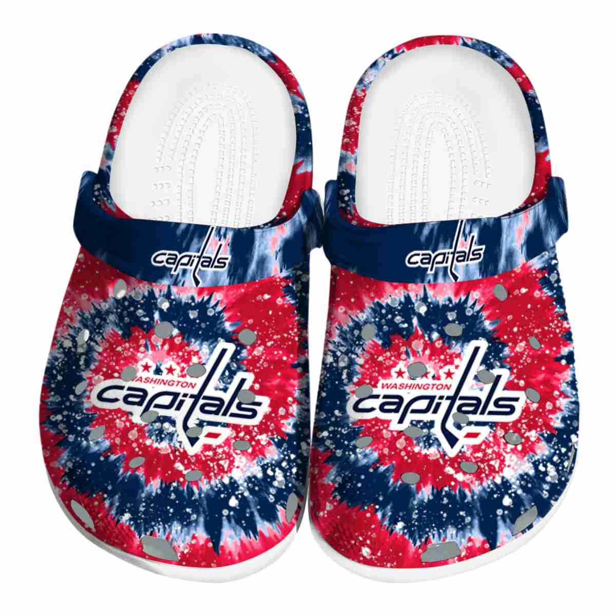 footwearmerch washington capitals nhl sport crocs crocband clogs shoes comfortable for men women and kids o5dsz
