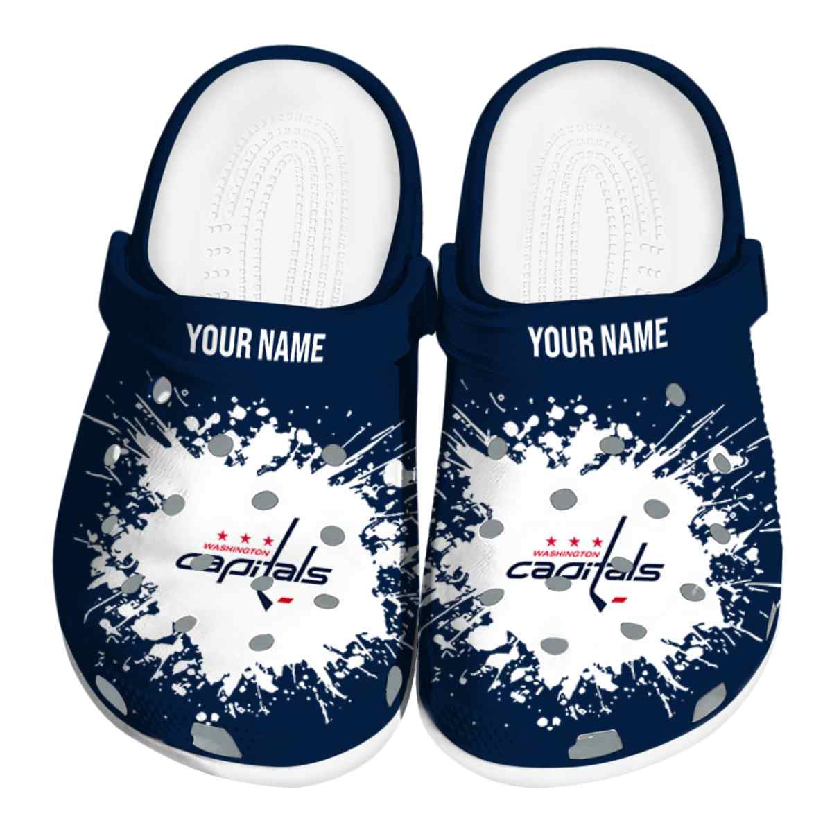 footwearmerch washington capitals nhl sport crocs crocband clogs shoes comfortable for men women and kids xvo2m