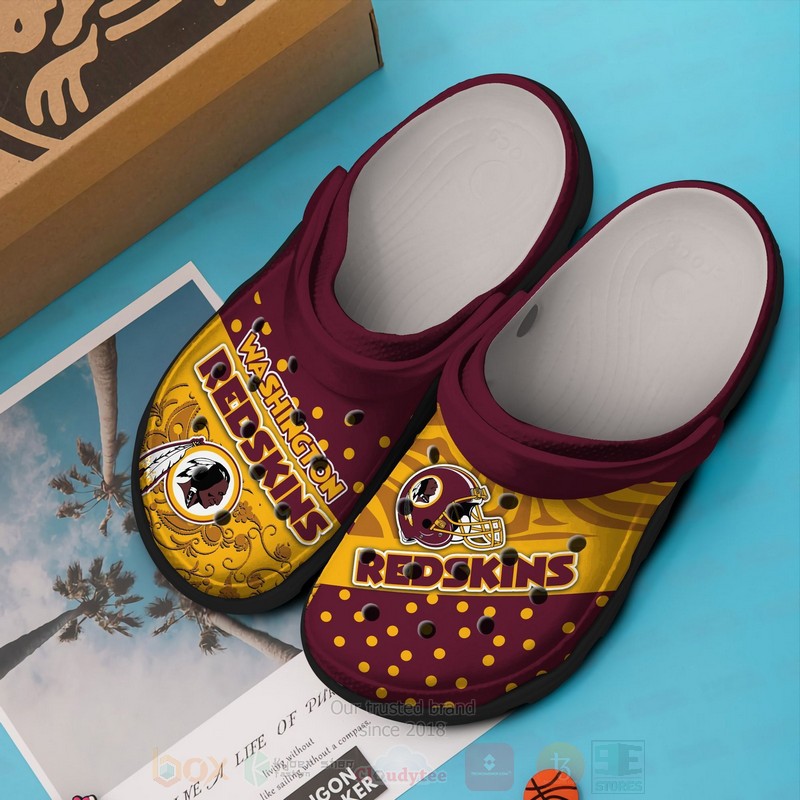 footwearmerch washington commanders nfl sport crocs crocband clogs shoes comfortable for men women and kids 4zdb1