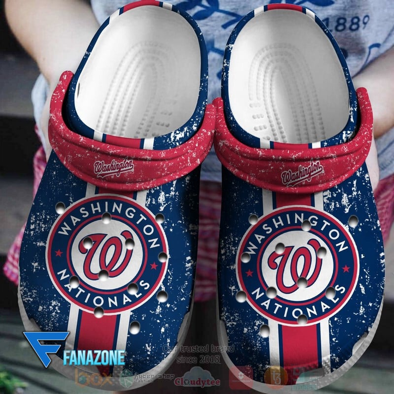 footwearmerch washington nationals mlb sport crocs clogs crocband shoes comfortable for men women and kids joej7