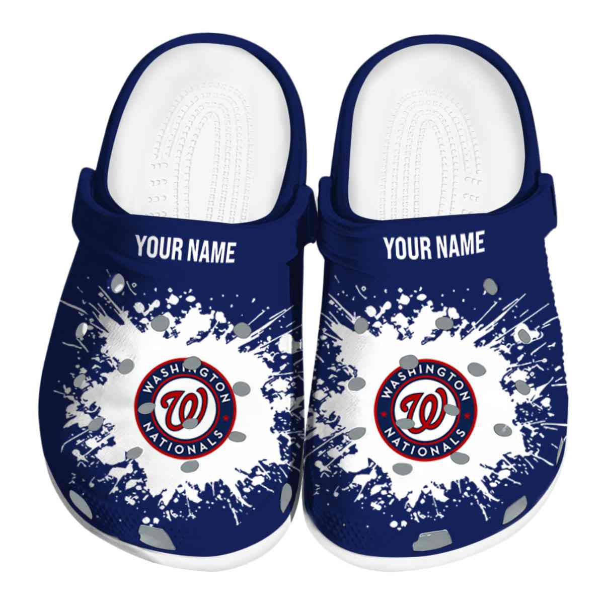 footwearmerch washington nationals mlb sport crocs crocband clogs shoes comfortable for men women and kids 5w1v8