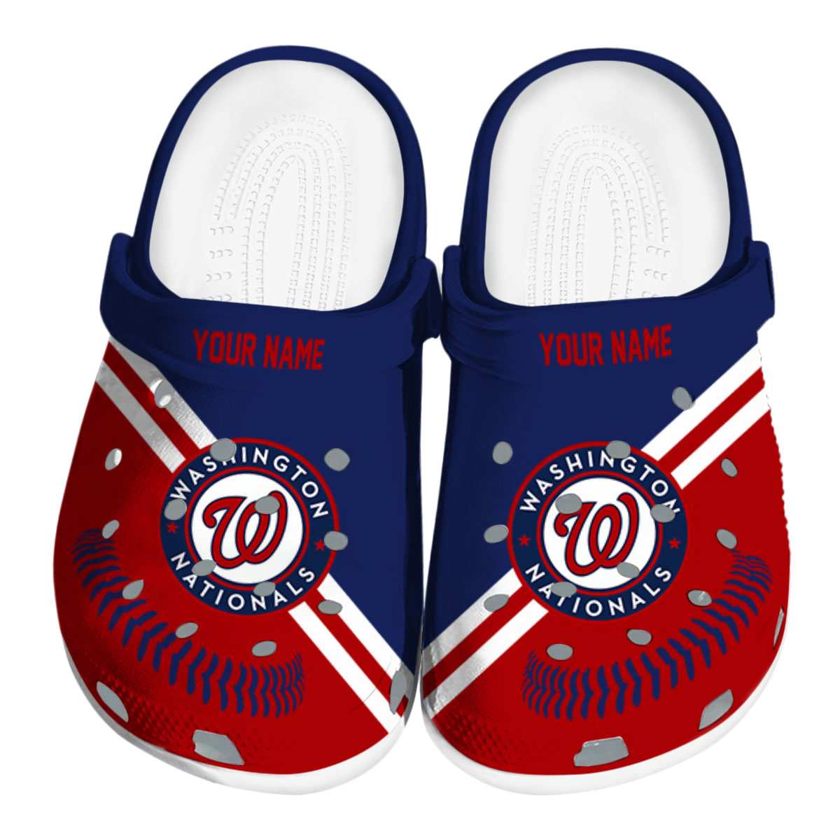 footwearmerch washington nationals mlb sport crocs crocband clogs shoes comfortable for men women and kids blhrd