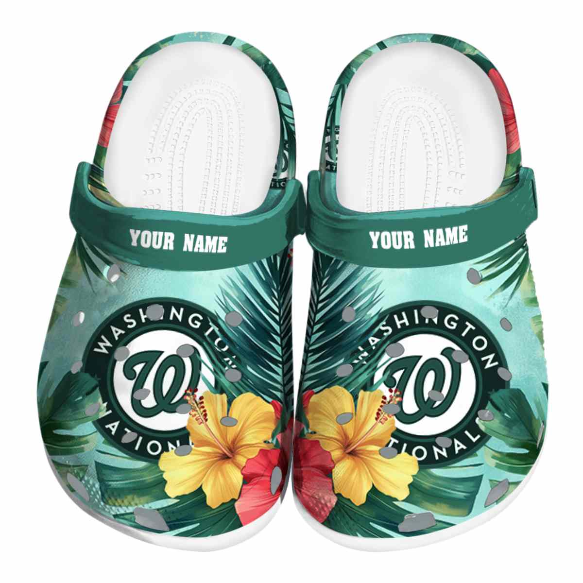 footwearmerch washington nationals mlb sport crocs crocband clogs shoes comfortable for men women and kids ww8ct