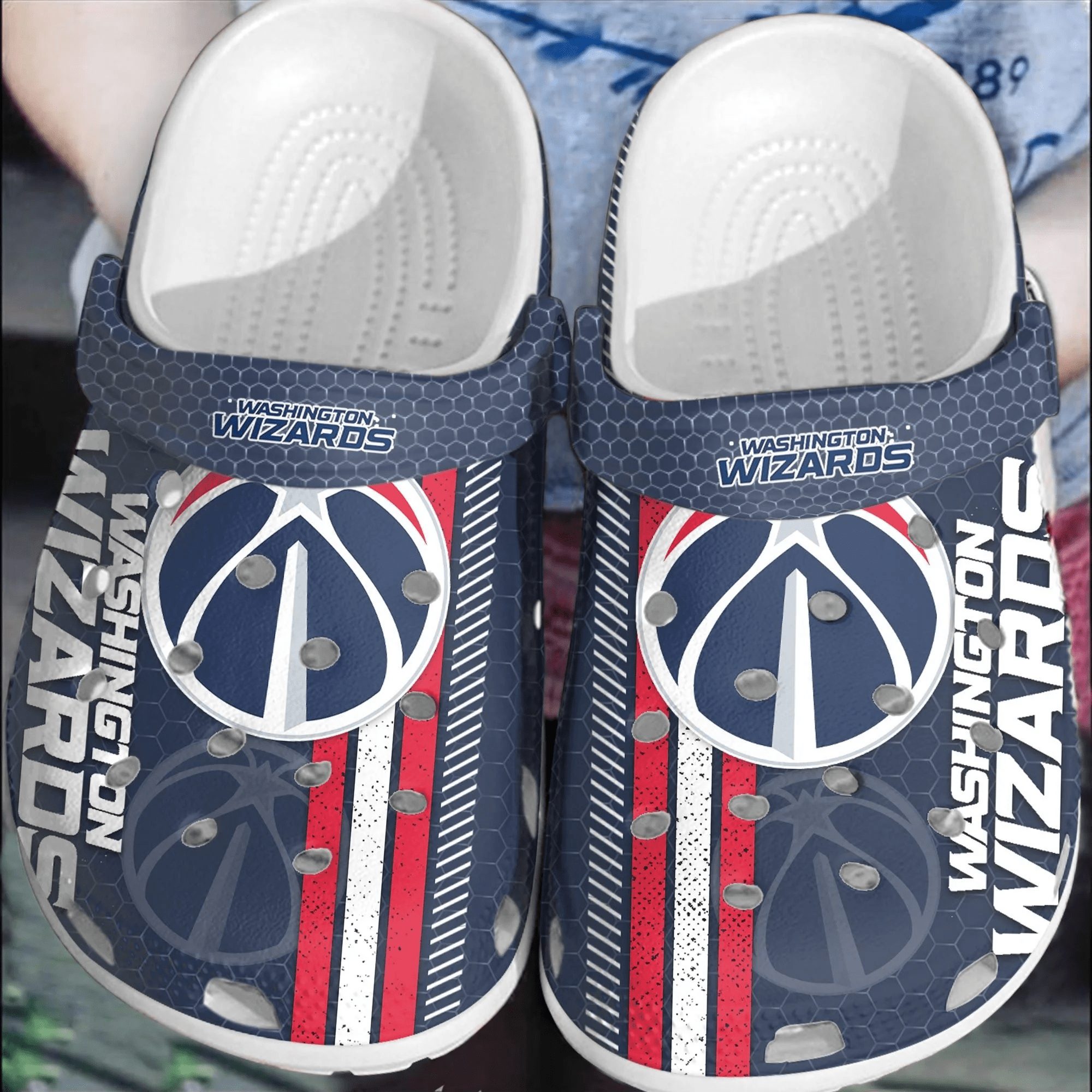 footwearmerch washington wizards basketball clogs crocband comfortable crocs shoes for men women yvwyc