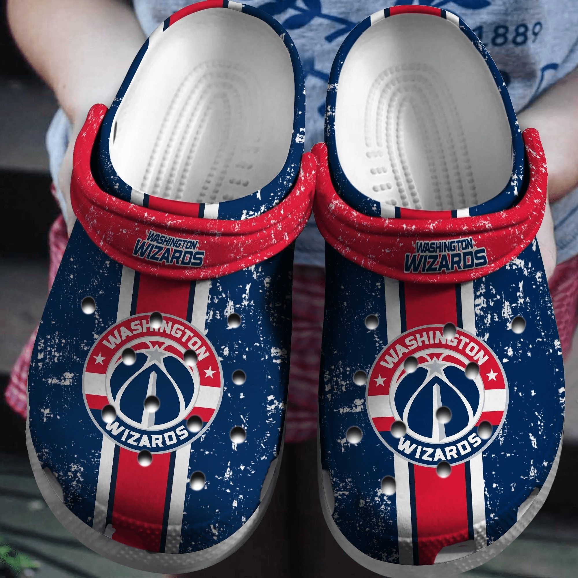 footwearmerch washington wizards basketball clogs crocband shoes comfortable crocs for men women aissz