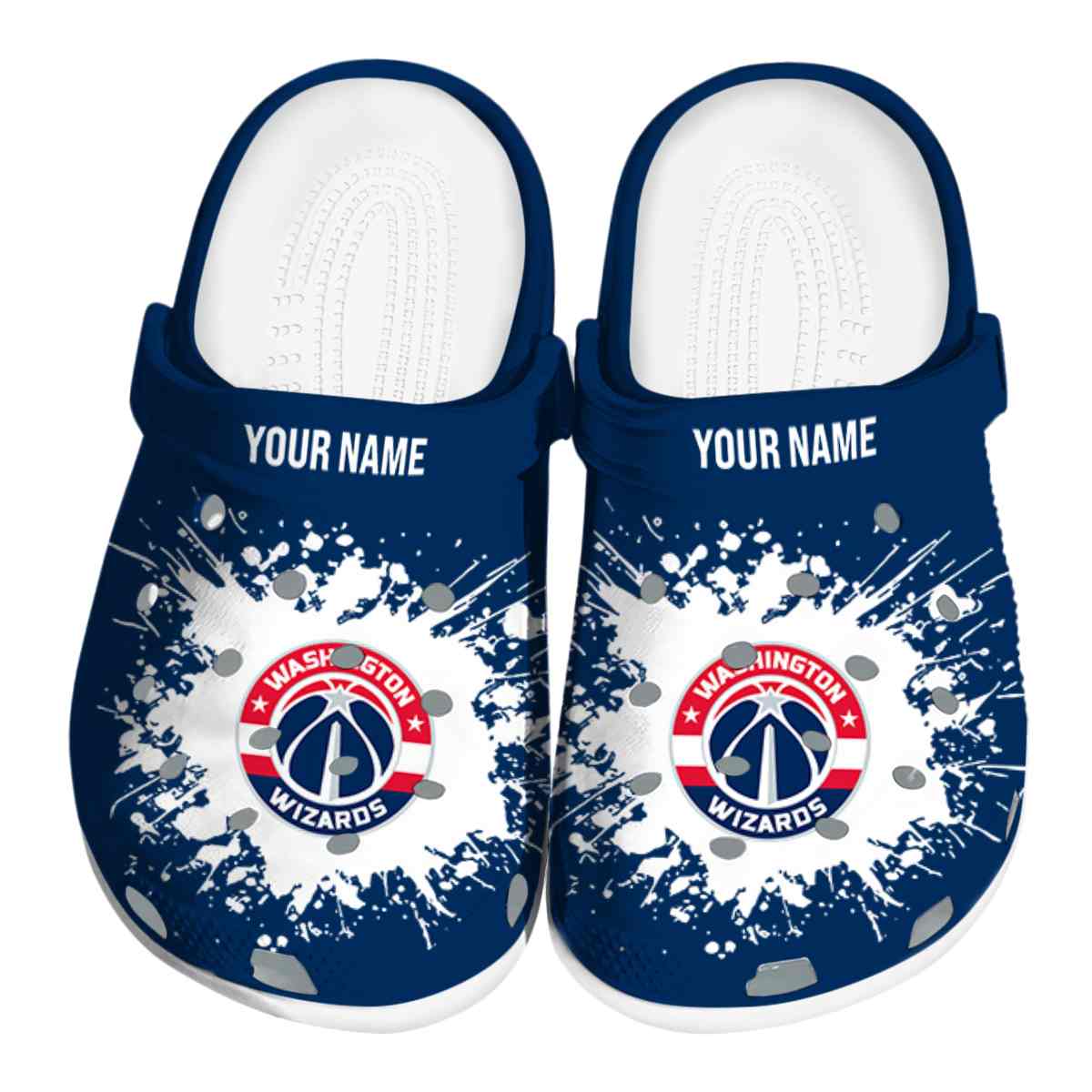 footwearmerch washington wizards nba sport crocs crocband clogs shoes comfortable for men women and kids aip9j