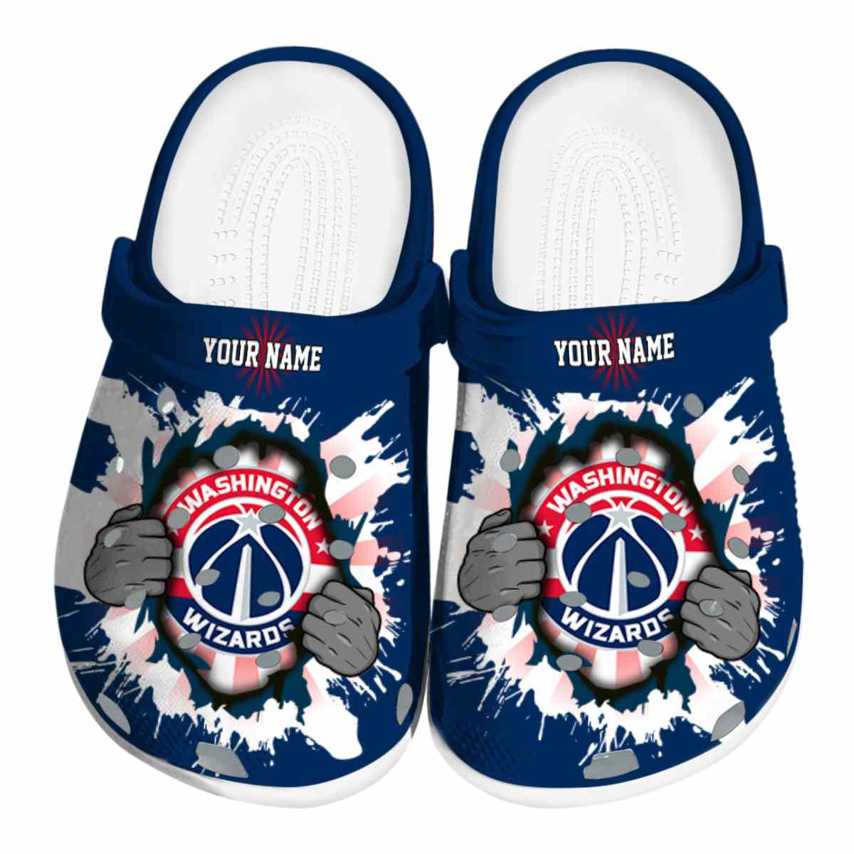 footwearmerch washington wizards nba sport crocs crocband clogs shoes comfortable for men women and kids shasa