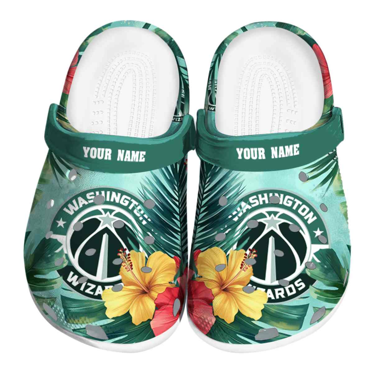 footwearmerch washington wizards nba sport crocs crocband clogs shoes comfortable for men women and kids svzfe