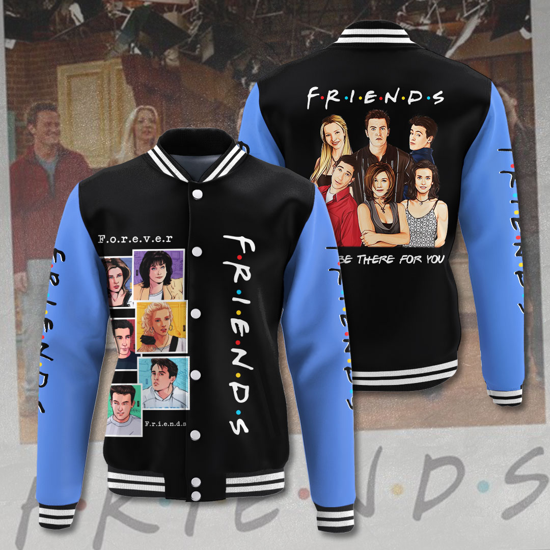 forever friends sitcomes series be there for you baseball jacket rciui