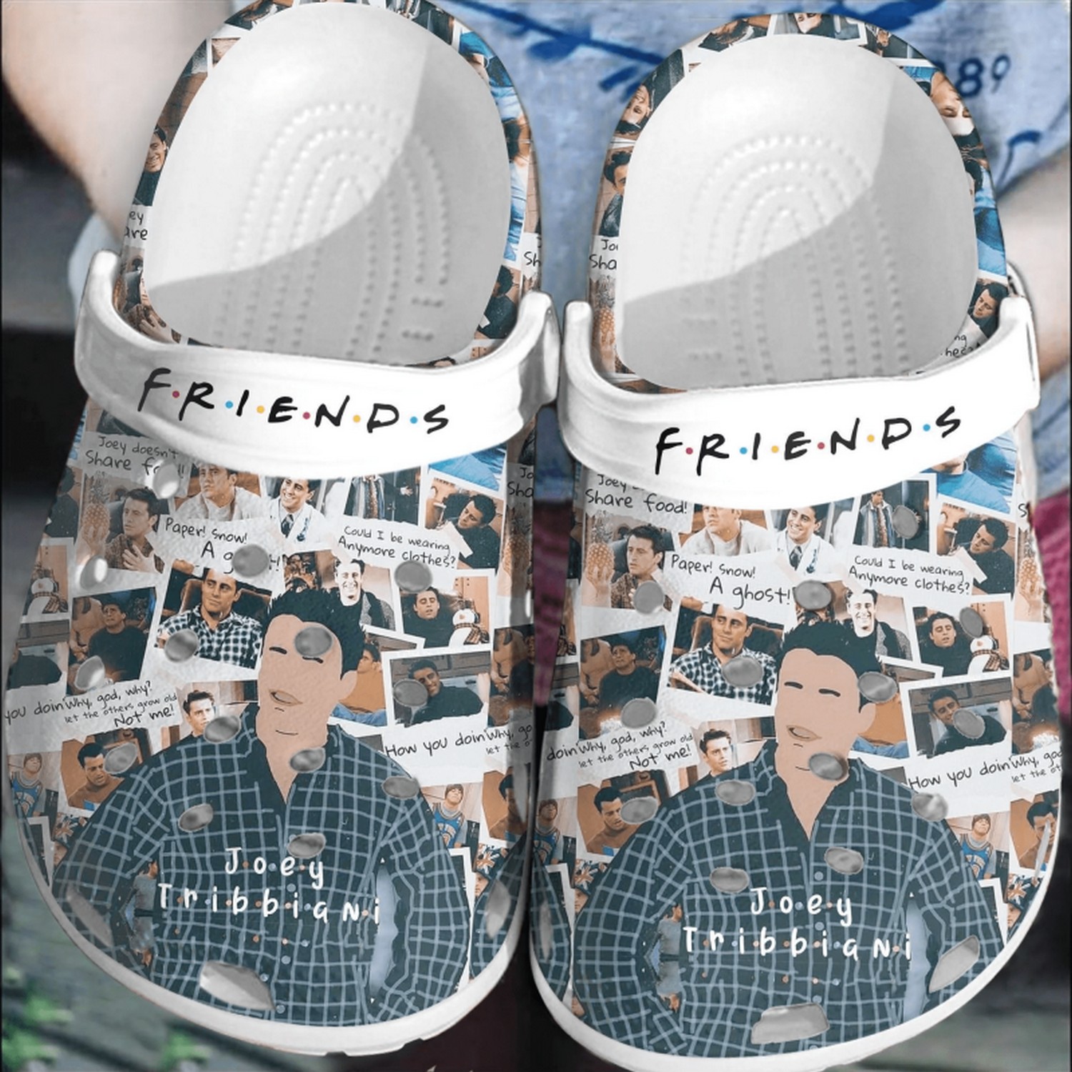 friend tv series happy toey tribbiani clogs for kids and adults tp8jr