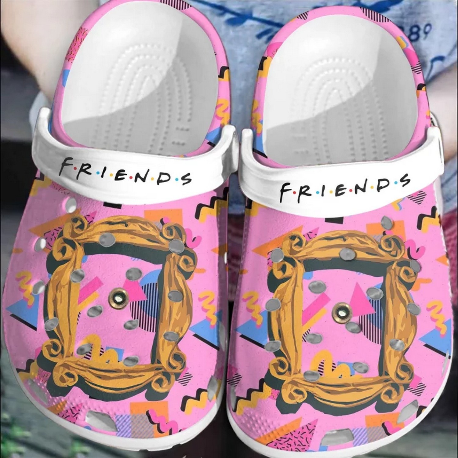 friend tv series pink poster clogs for kids 26 adults qnjjr