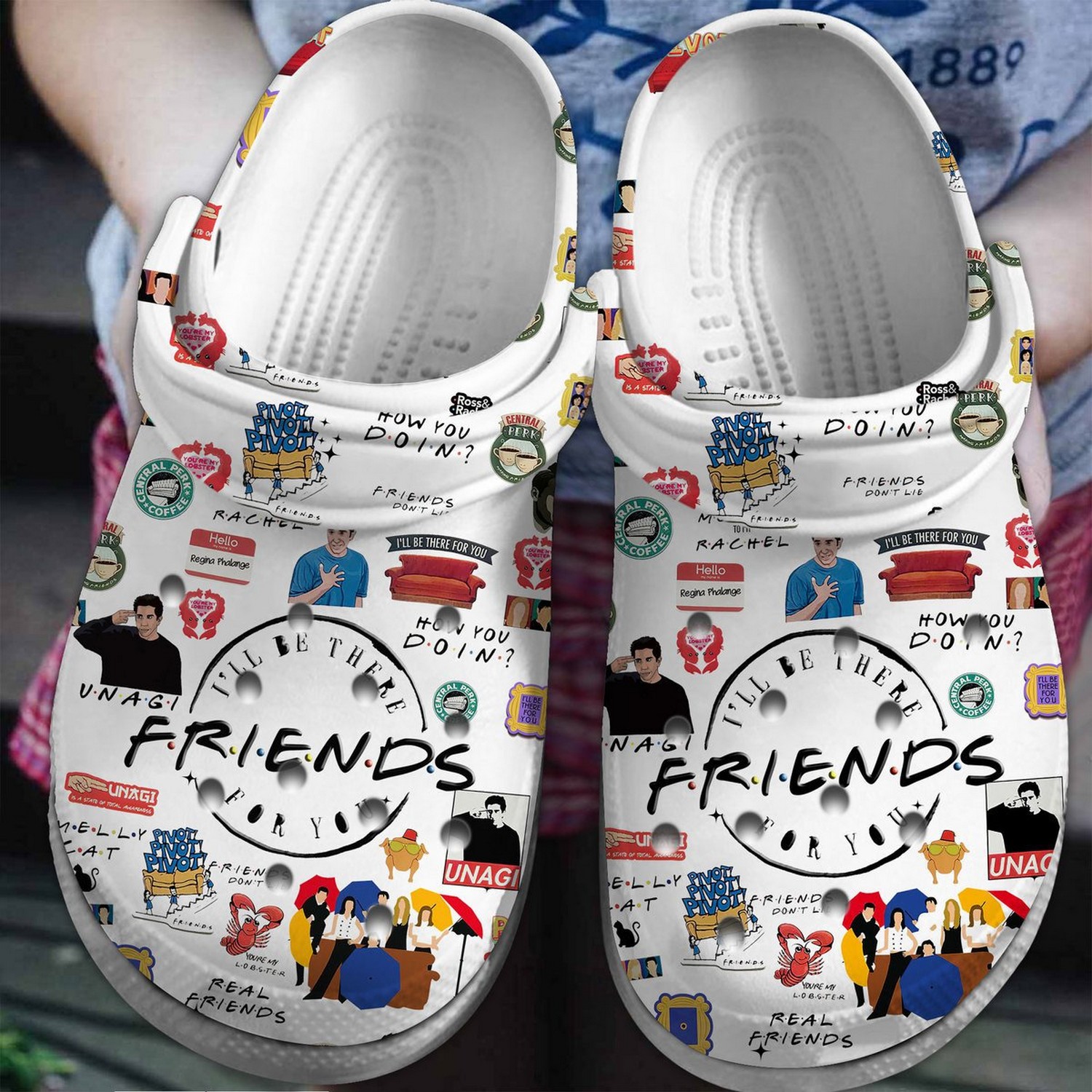 friends tv series real friends clogs for kids 26 adults zeqaa