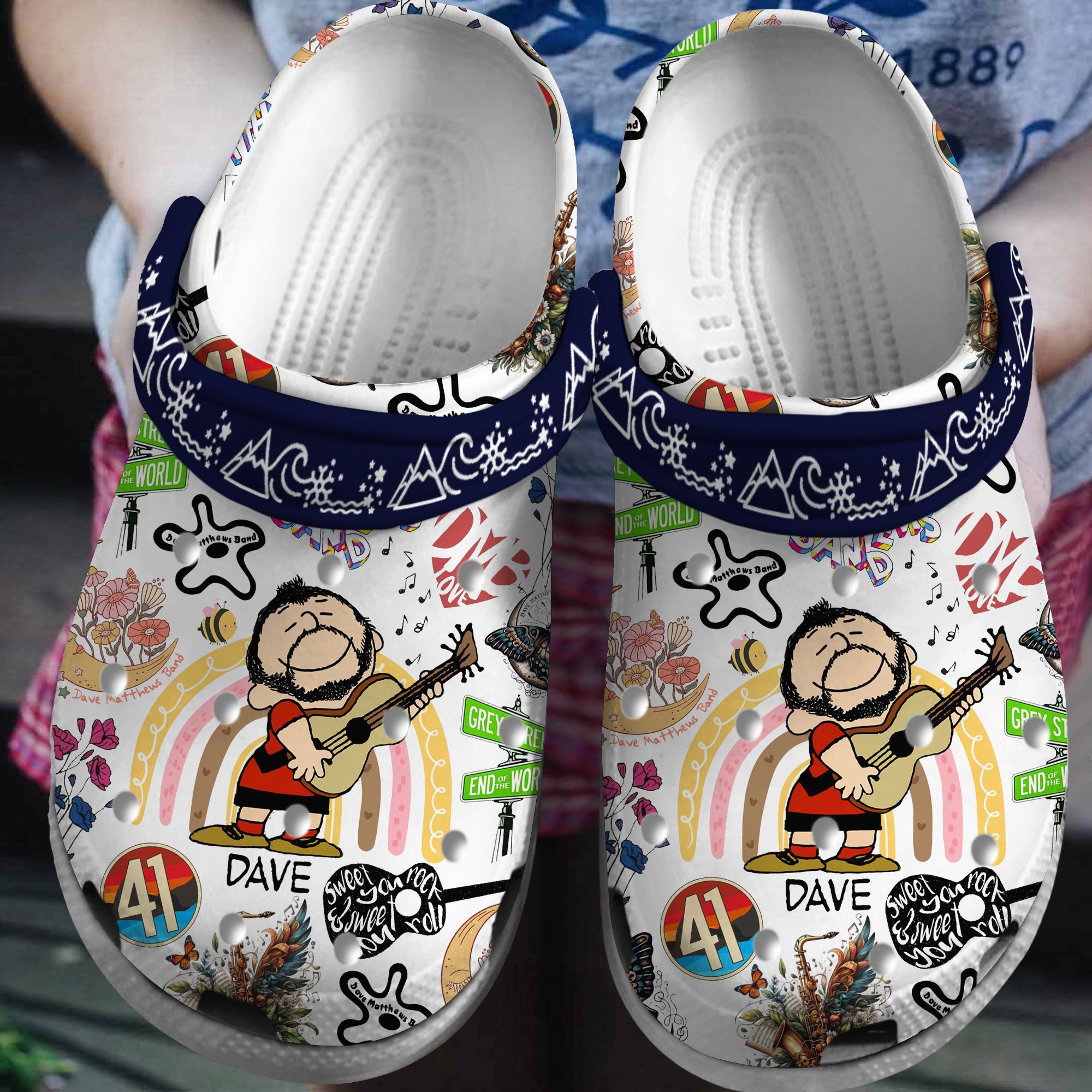 funny cute dave matthews music clogs for kids and adults 7bfcg