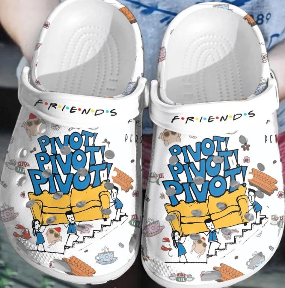 funny friends tv series pivot clogs for kids 26 adults jmnsr