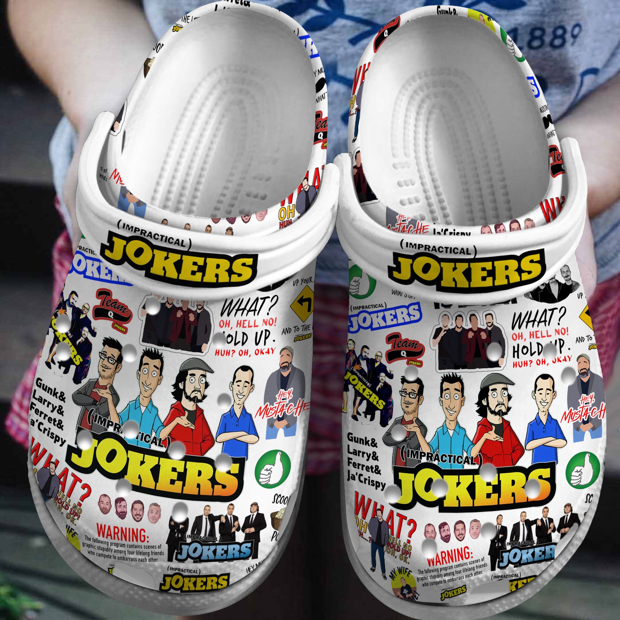 funny impractical jokers reality show clogs for kids and adults ccilv