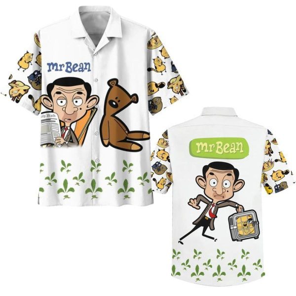 funny mr bean comedy funny cartoon hawaii shirt f2wav