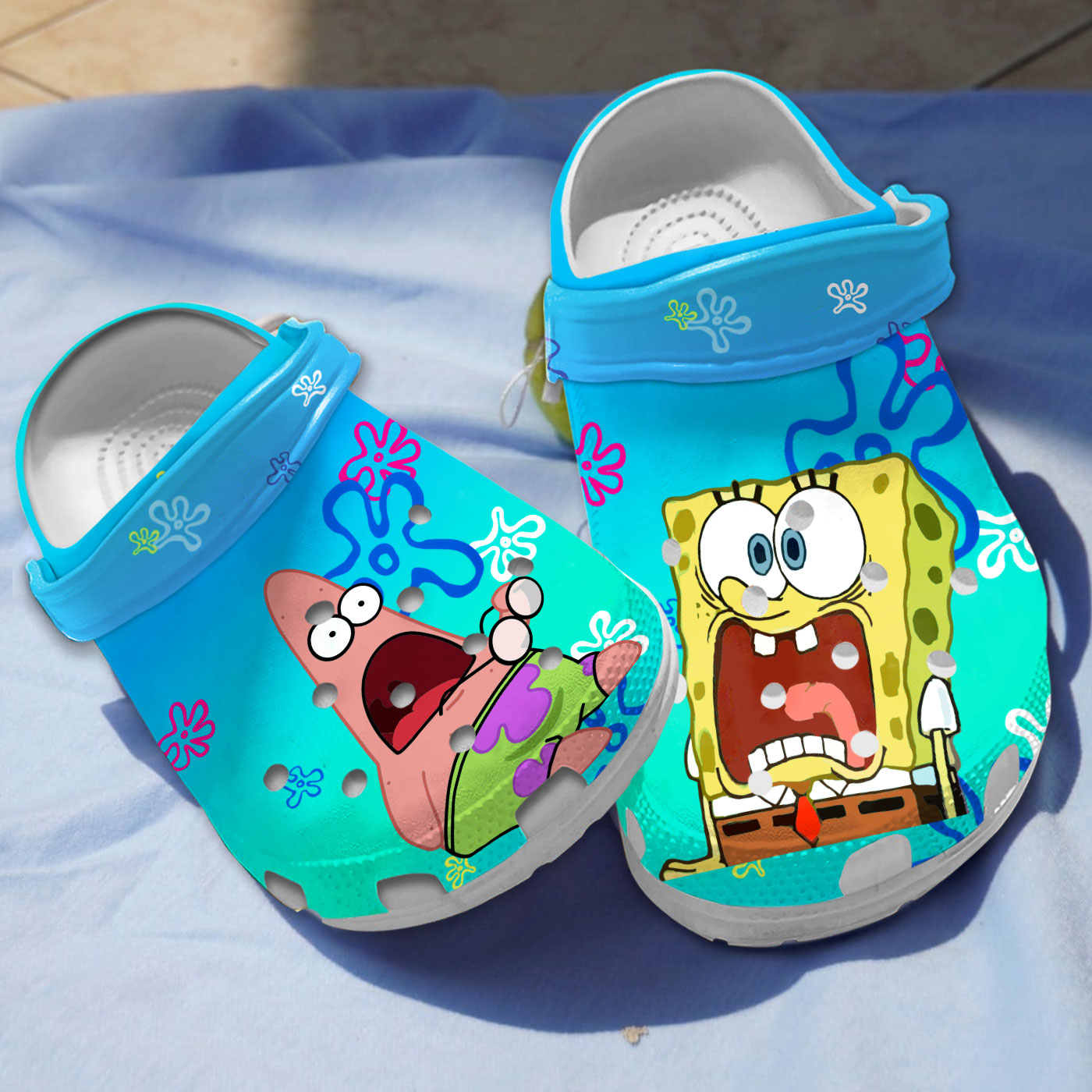 funny spongebob and patrick star bikini bottom clogs for kids 26 adults 0iph8