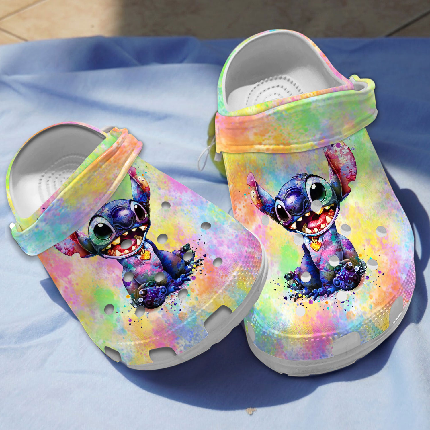 funny stitch colorful clogs for kids 26 adults express shipping available rmiv8