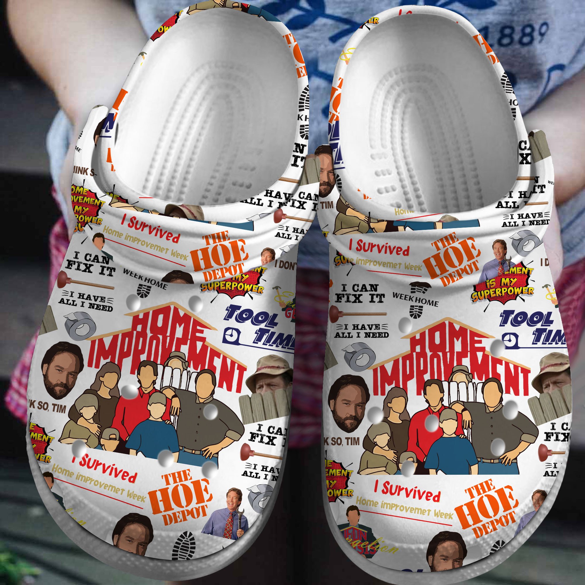 funny white shoes home improvement tv series clogs fast shipping worldwide r5fd6