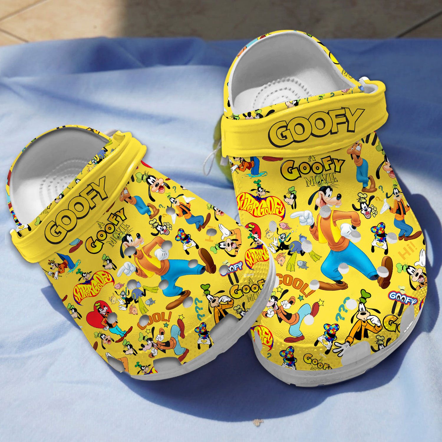 funny yellow shoes goofy cartoon clogs for kids and adults 1phqp