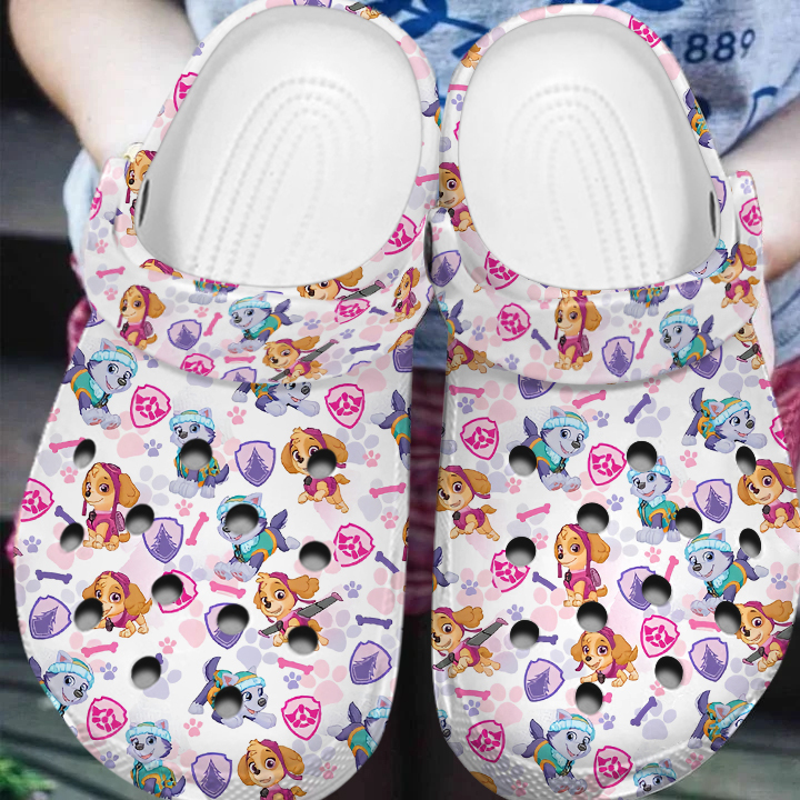 fuzzy and lightweight paw patrol crocs for kids and adults ih5op