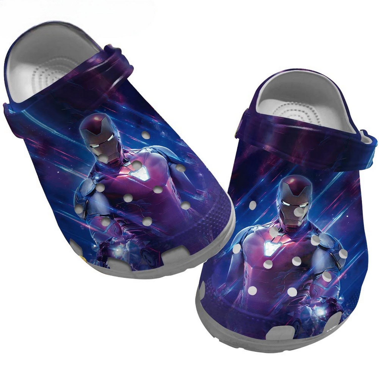 galaxy iron man clogs for kids 26 adults bubvy